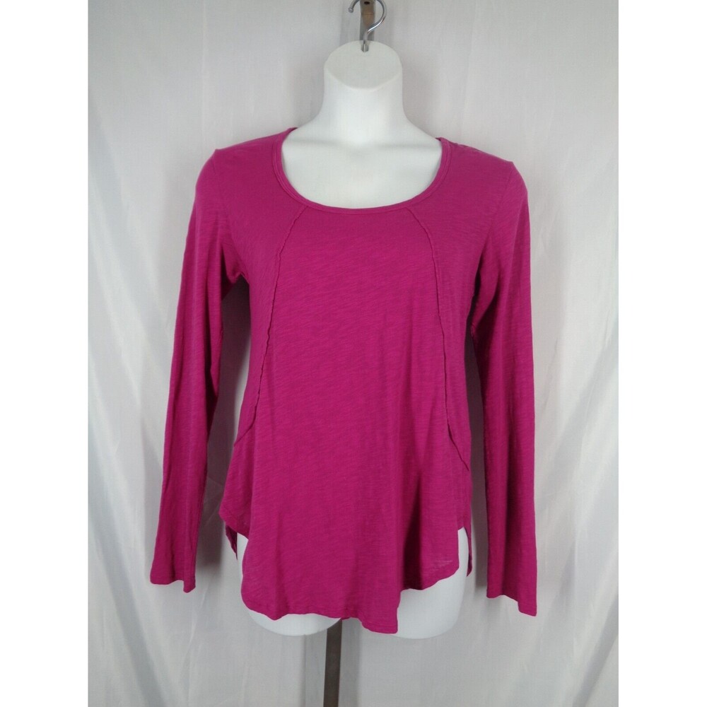 Bobi Slub Seamed Tunic Top Size XL New
